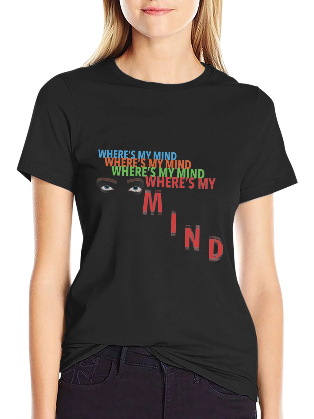 Wheres My Mind Graphic Tee - Trendy Statement Shirt