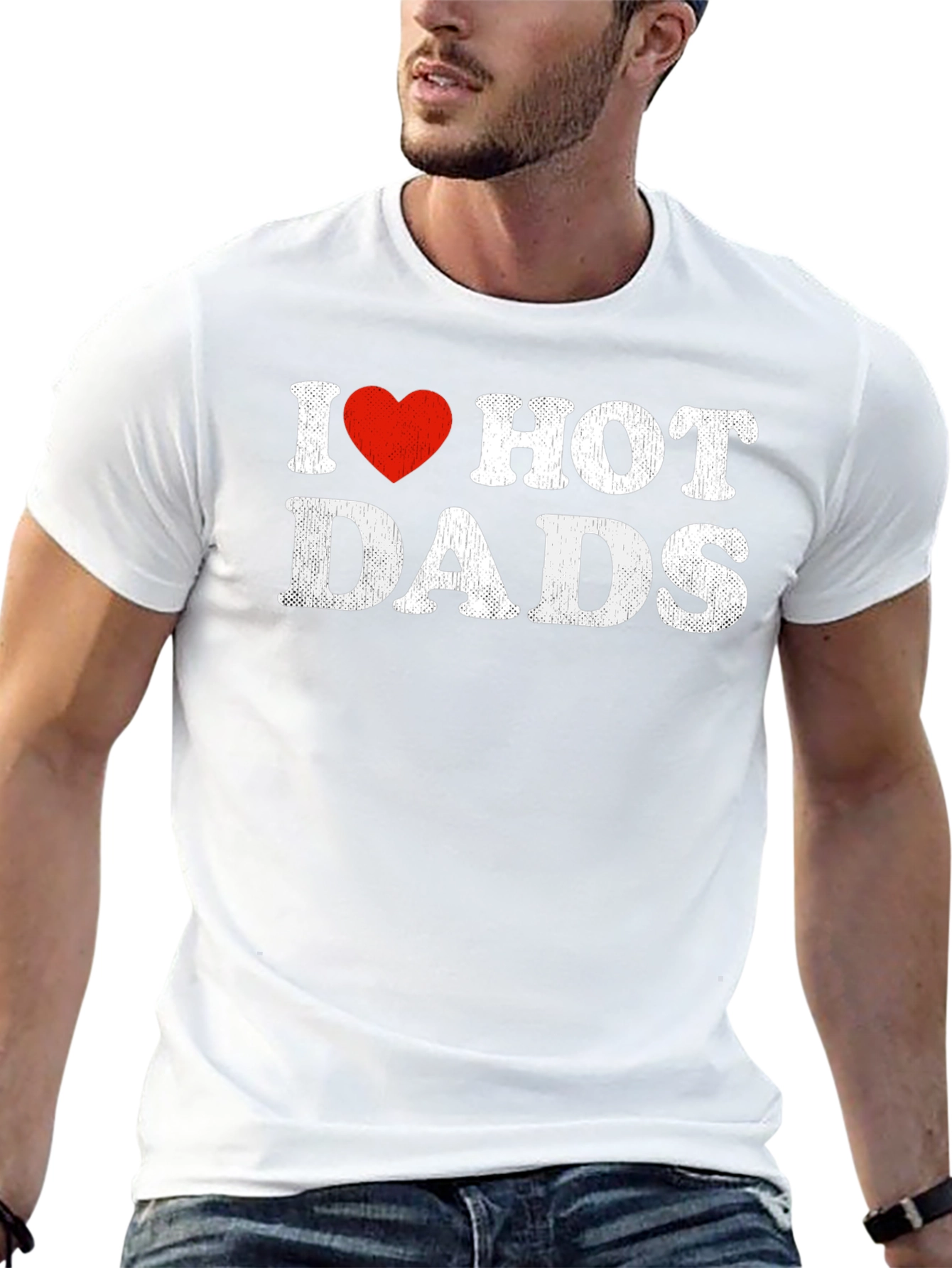 I Heart Hot Dads Graphic T-Shirt