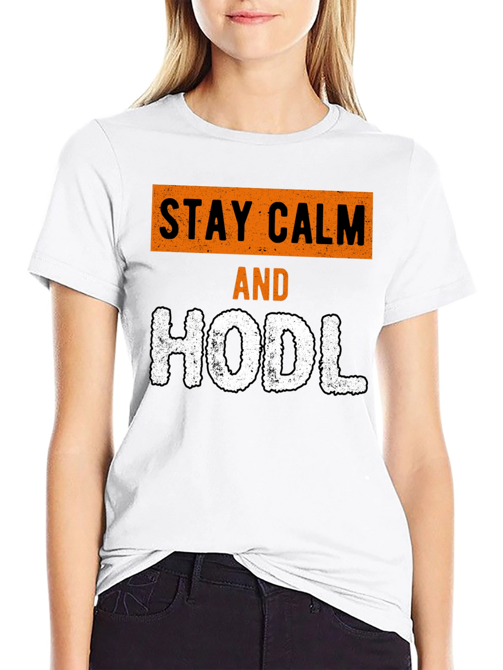 Stay Calm and HODL Crypto T-Shirt