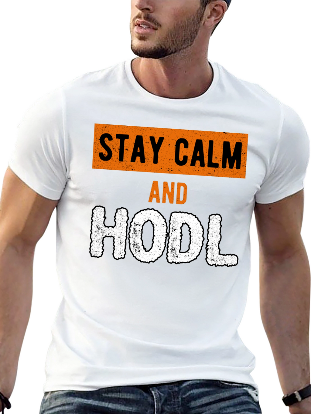 Stay Calm and HODL Crypto T-Shirt