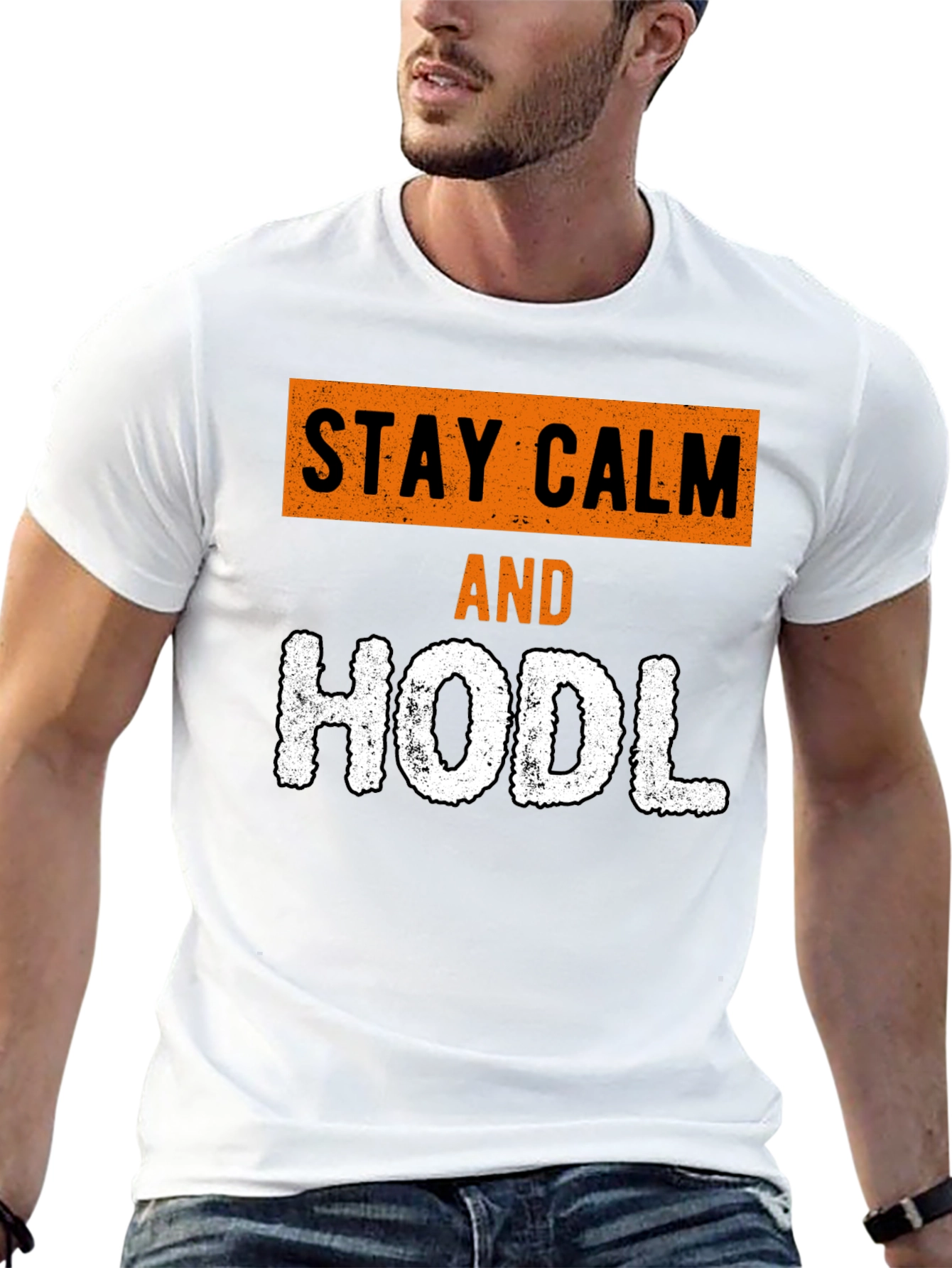 Stay Calm and HODL Crypto T-Shirt