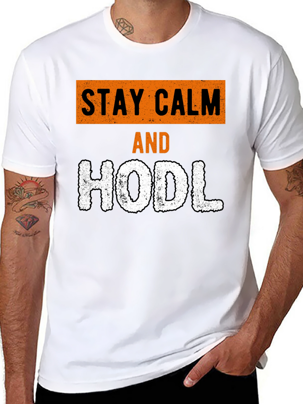 Stay Calm and HODL Crypto T-Shirt