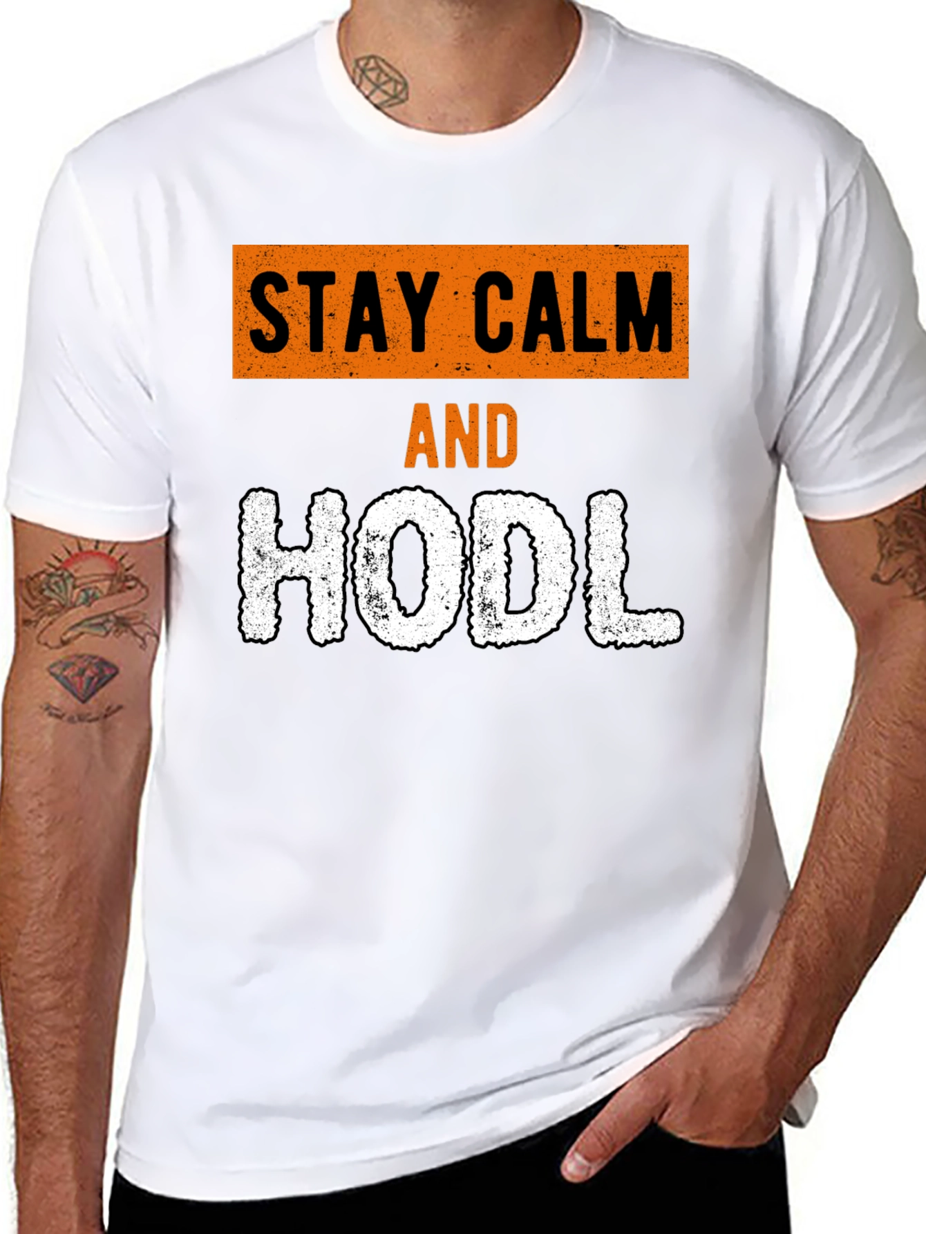 Stay Calm and HODL Crypto T-Shirt