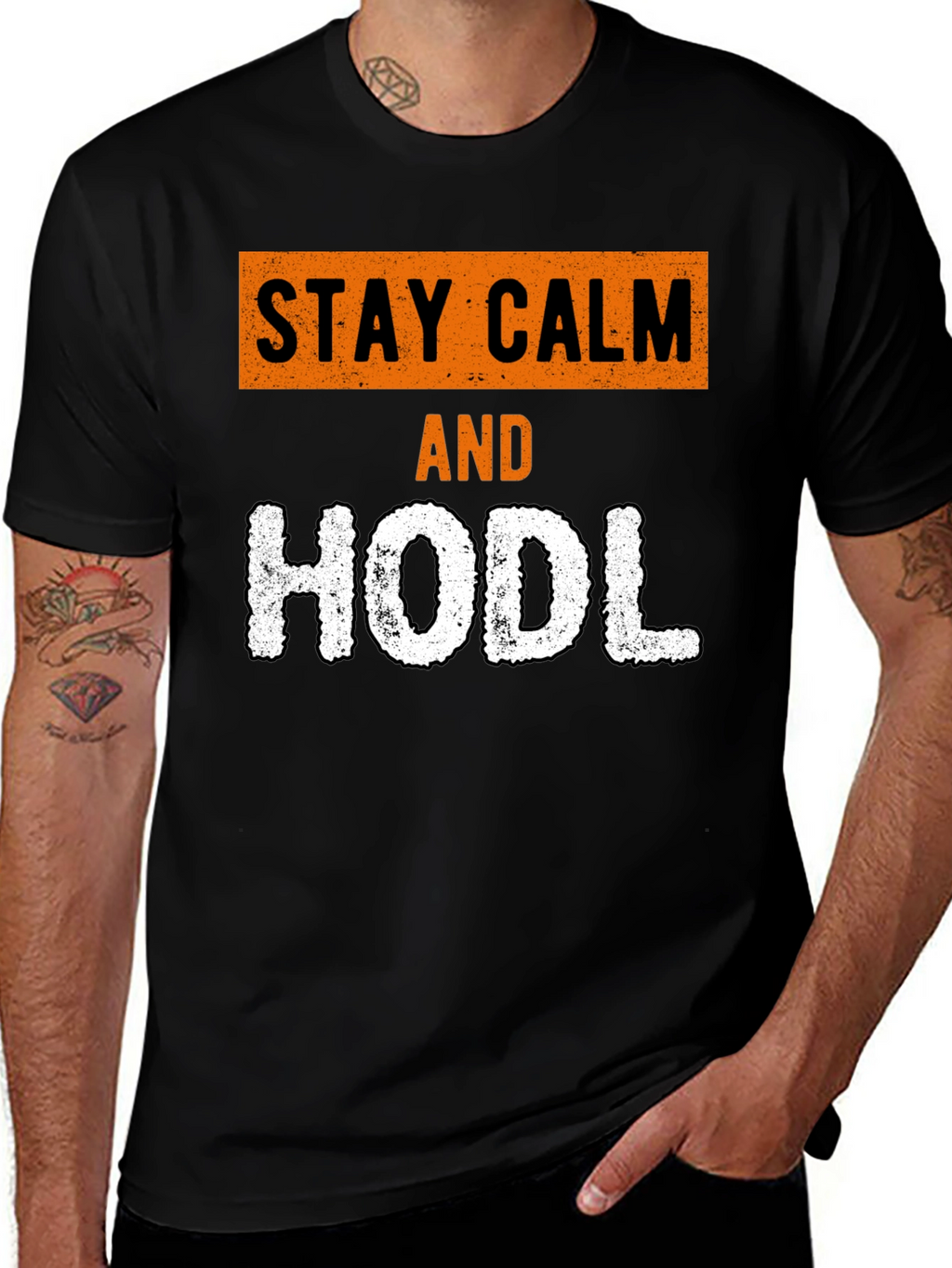 Stay Calm and HODL Crypto T-Shirt