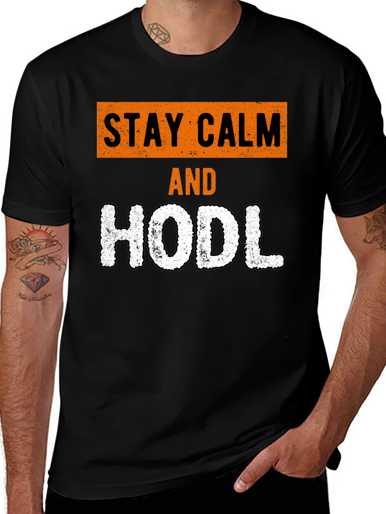 Stay Calm and HODL Crypto T-Shirt