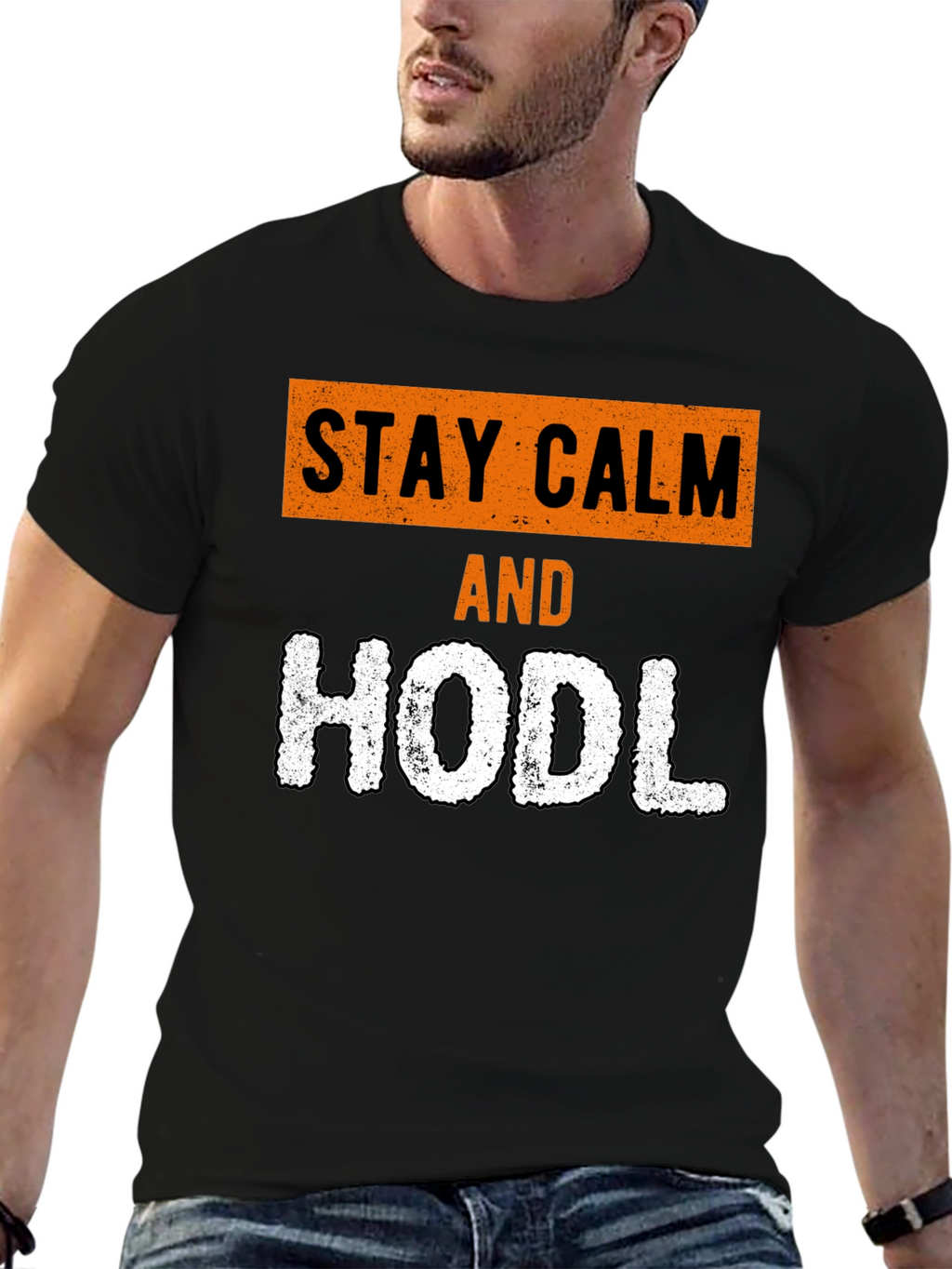 Stay Calm and HODL Crypto T-Shirt