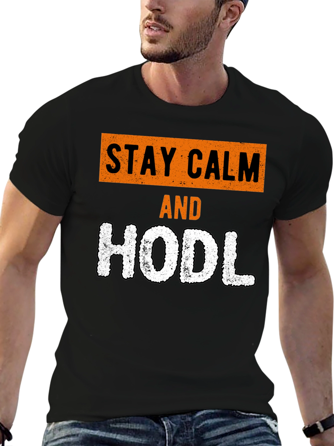 Stay Calm and HODL Crypto T-Shirt