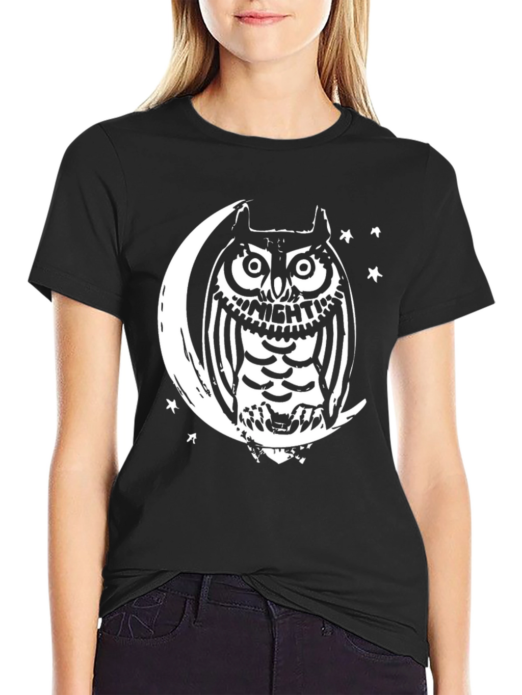 Night Owl on Moon T-Shirt