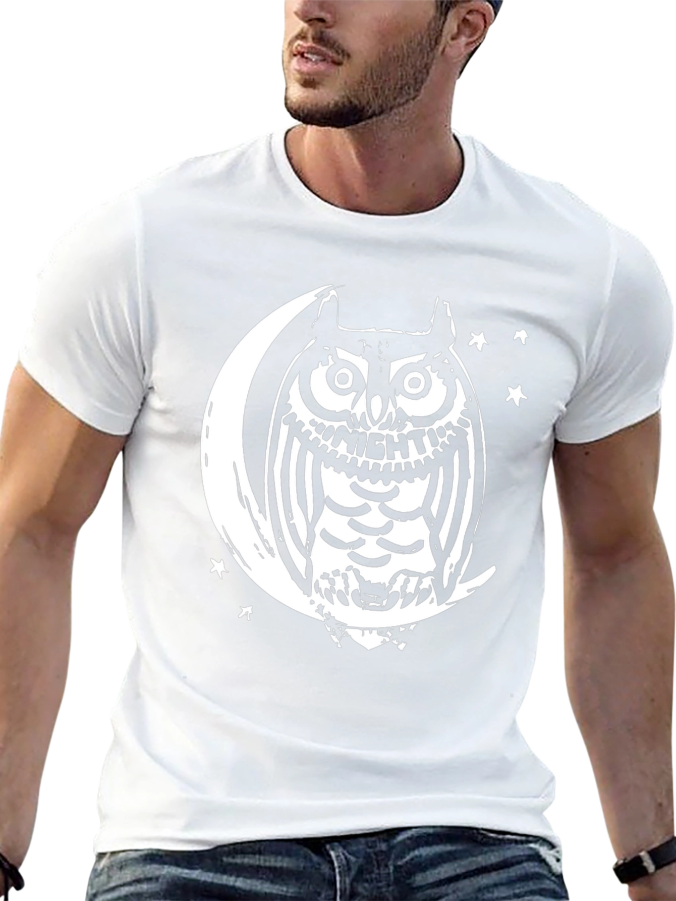 Night Owl on Moon T-Shirt