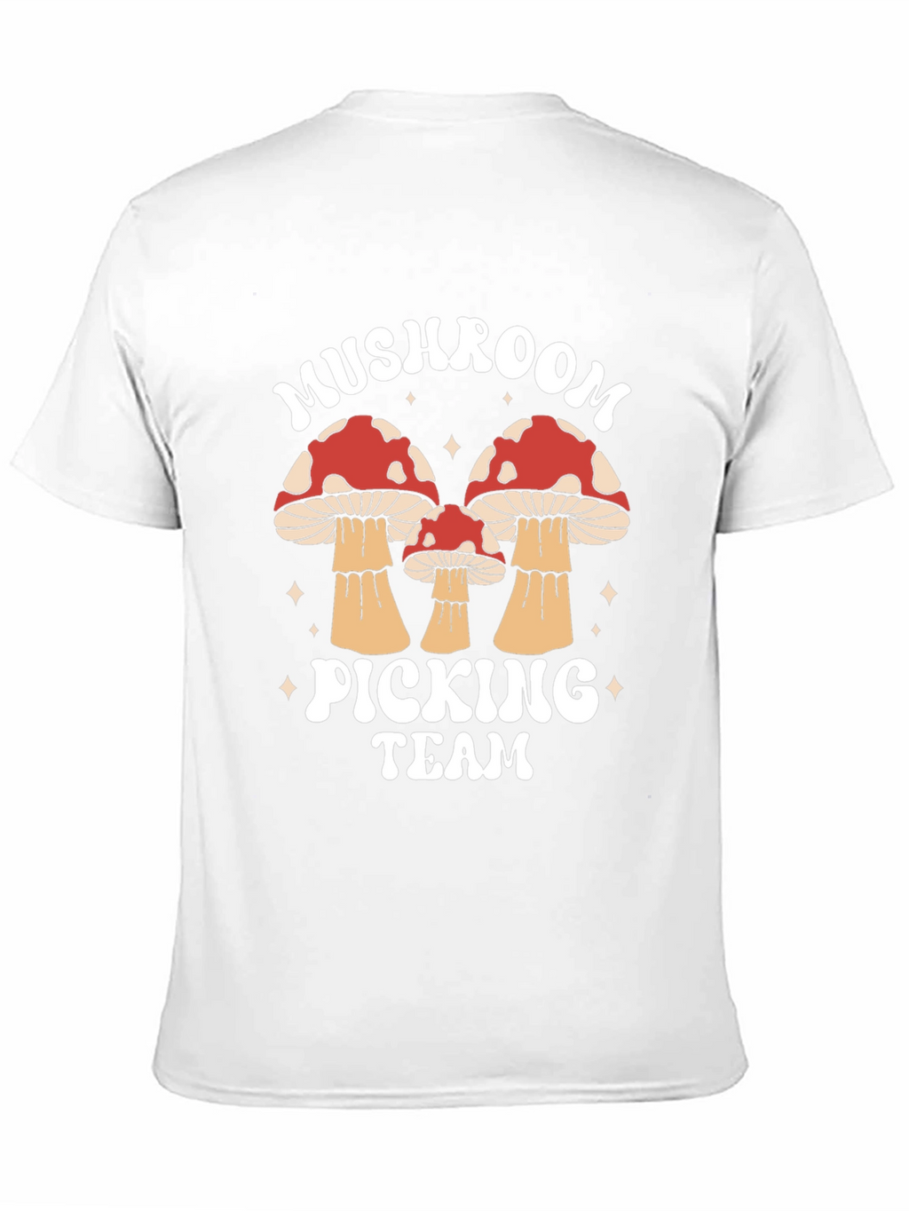 Mushroom Picking Team Graphic T-Shirt