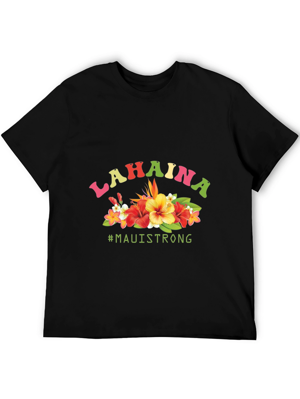 Lahaina Maui Strong Floral Graphic Tee