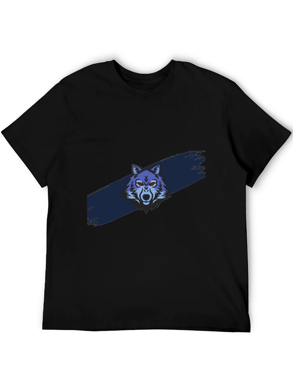 Wolf Graphic Tee - Mens Black T-Shirt