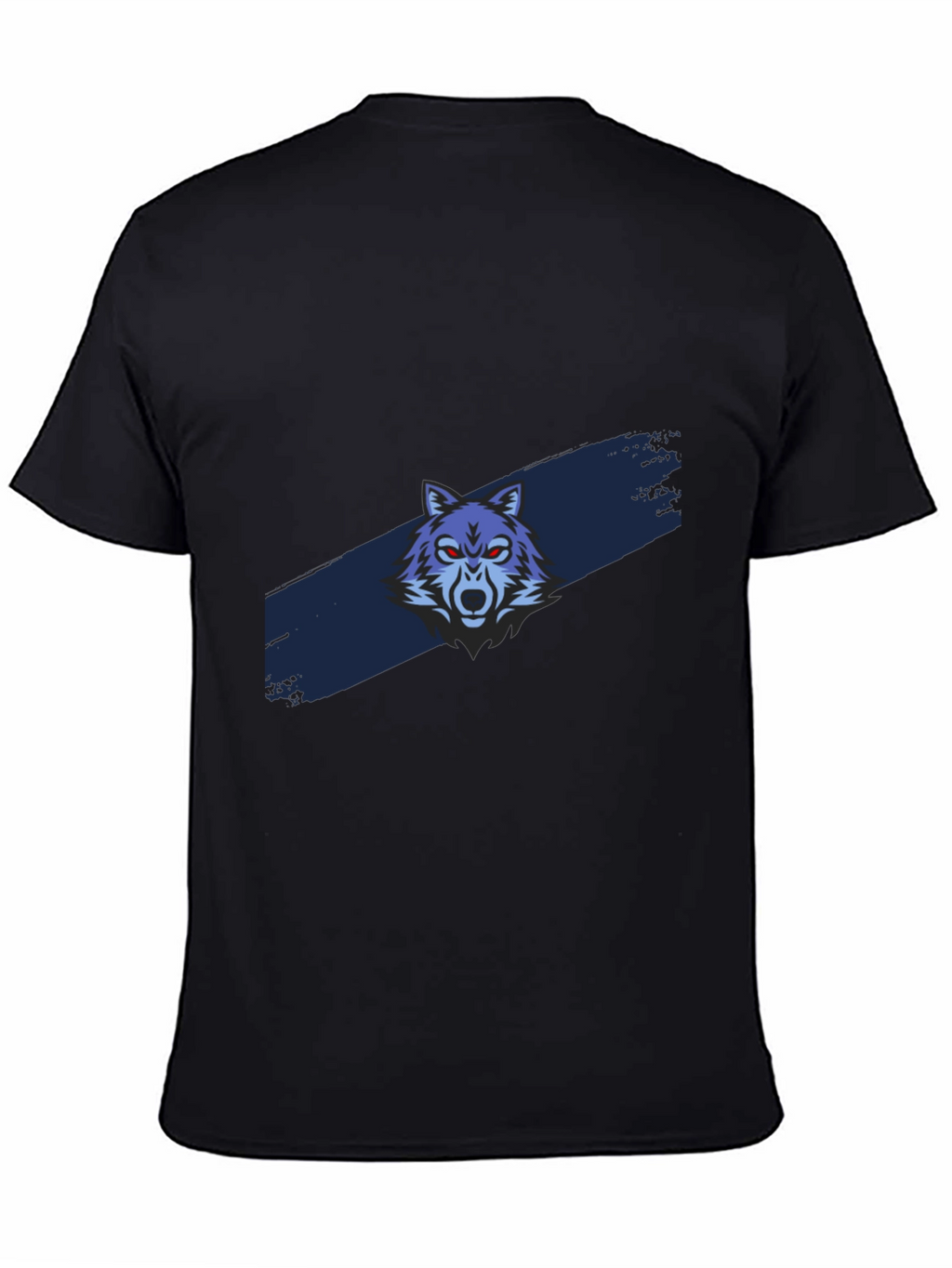 Wolf Graphic Tee - Mens Black T-Shirt
