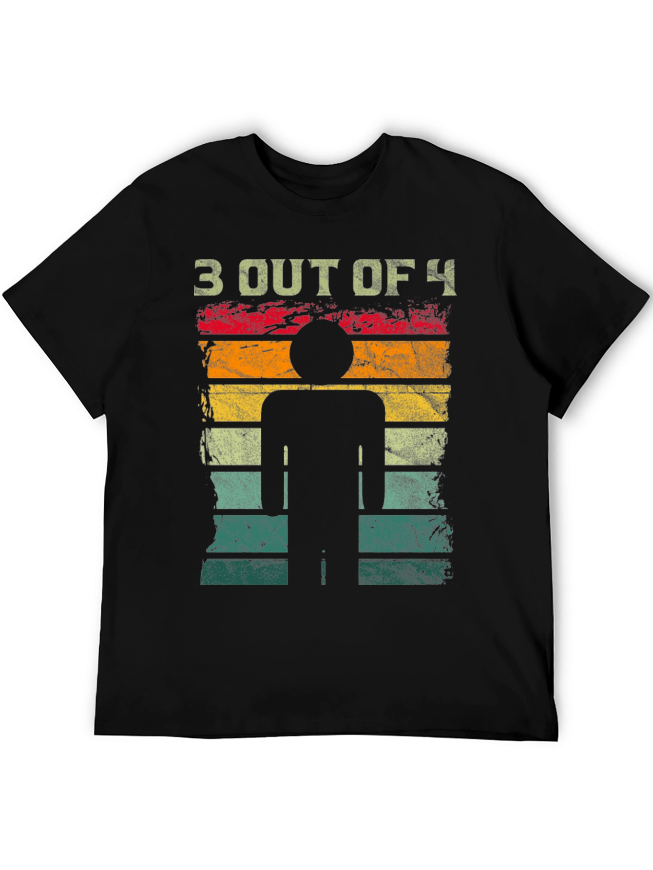 3 Out of 4 Stick Figure T-Shirt