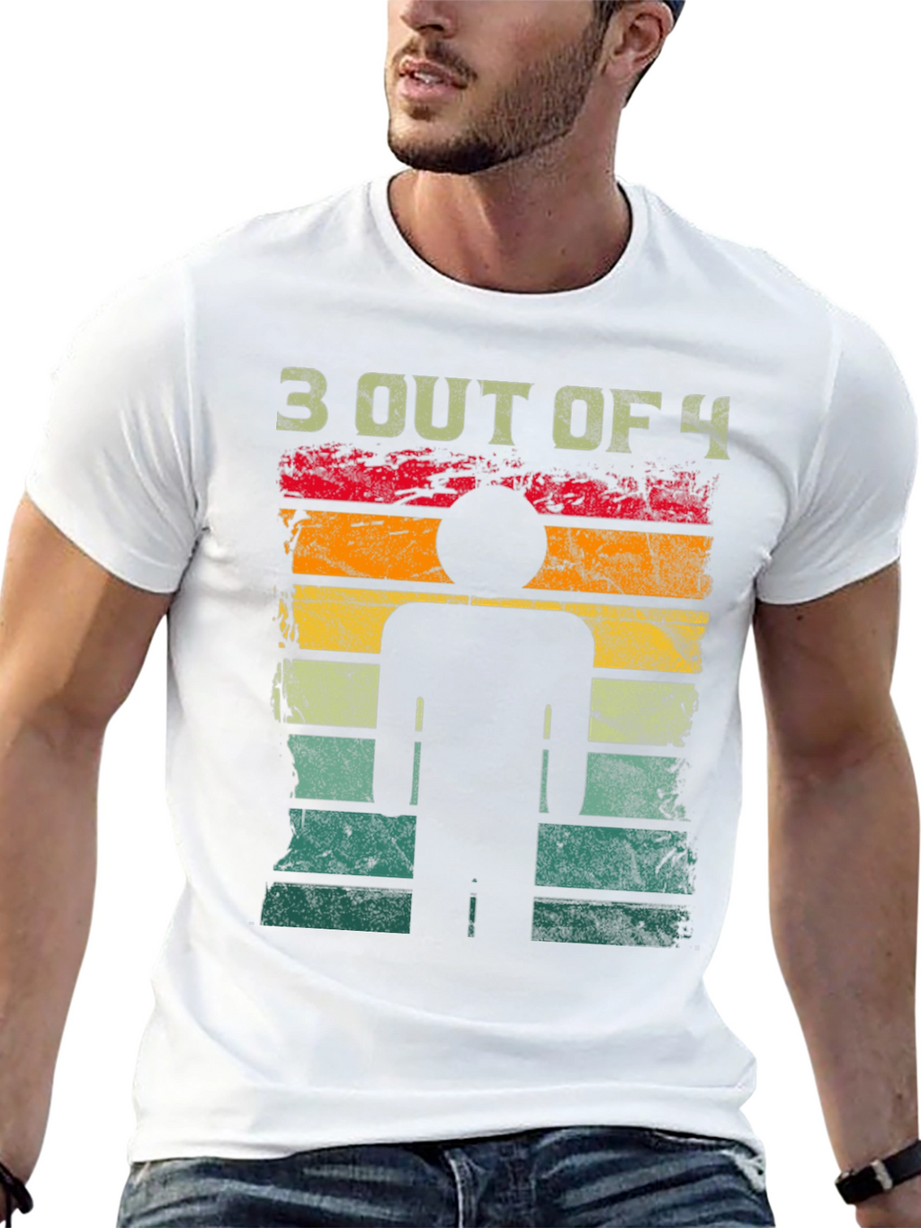 3 Out of 4 Stick Figure T-Shirt