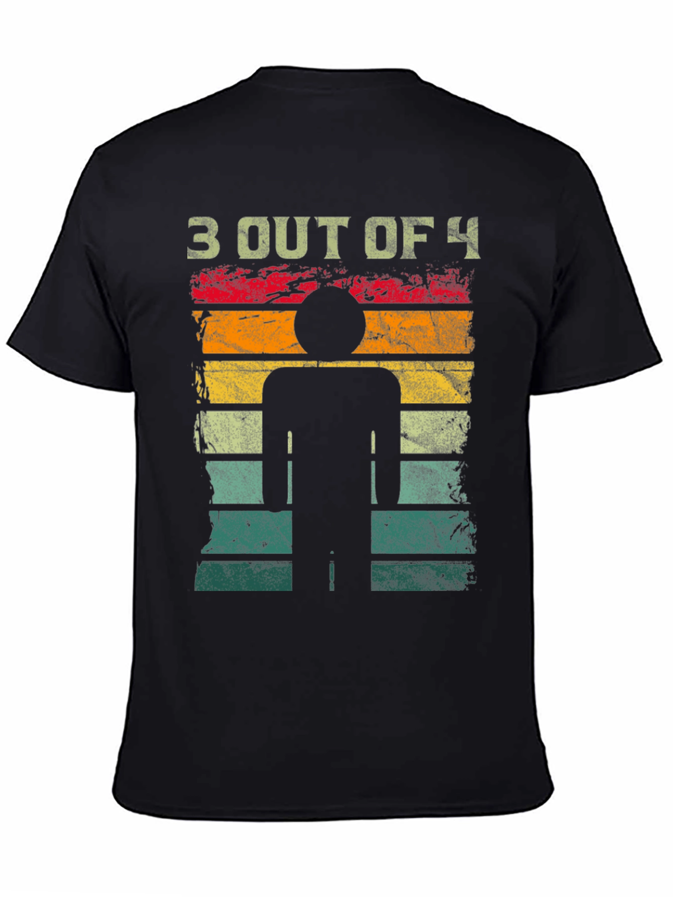 3 Out of 4 Stick Figure T-Shirt