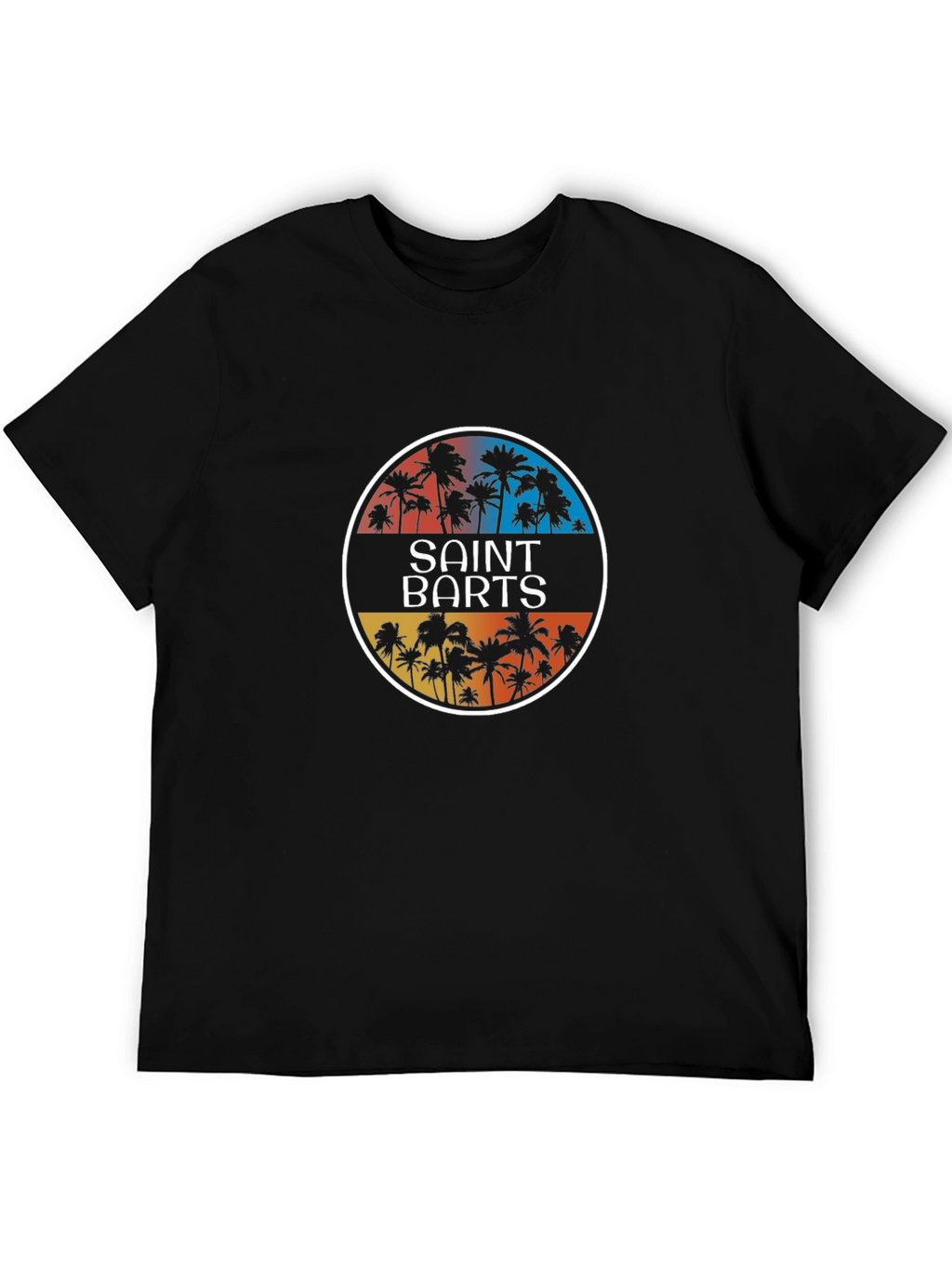 Saint Barts Palm Tee - Island Vibes