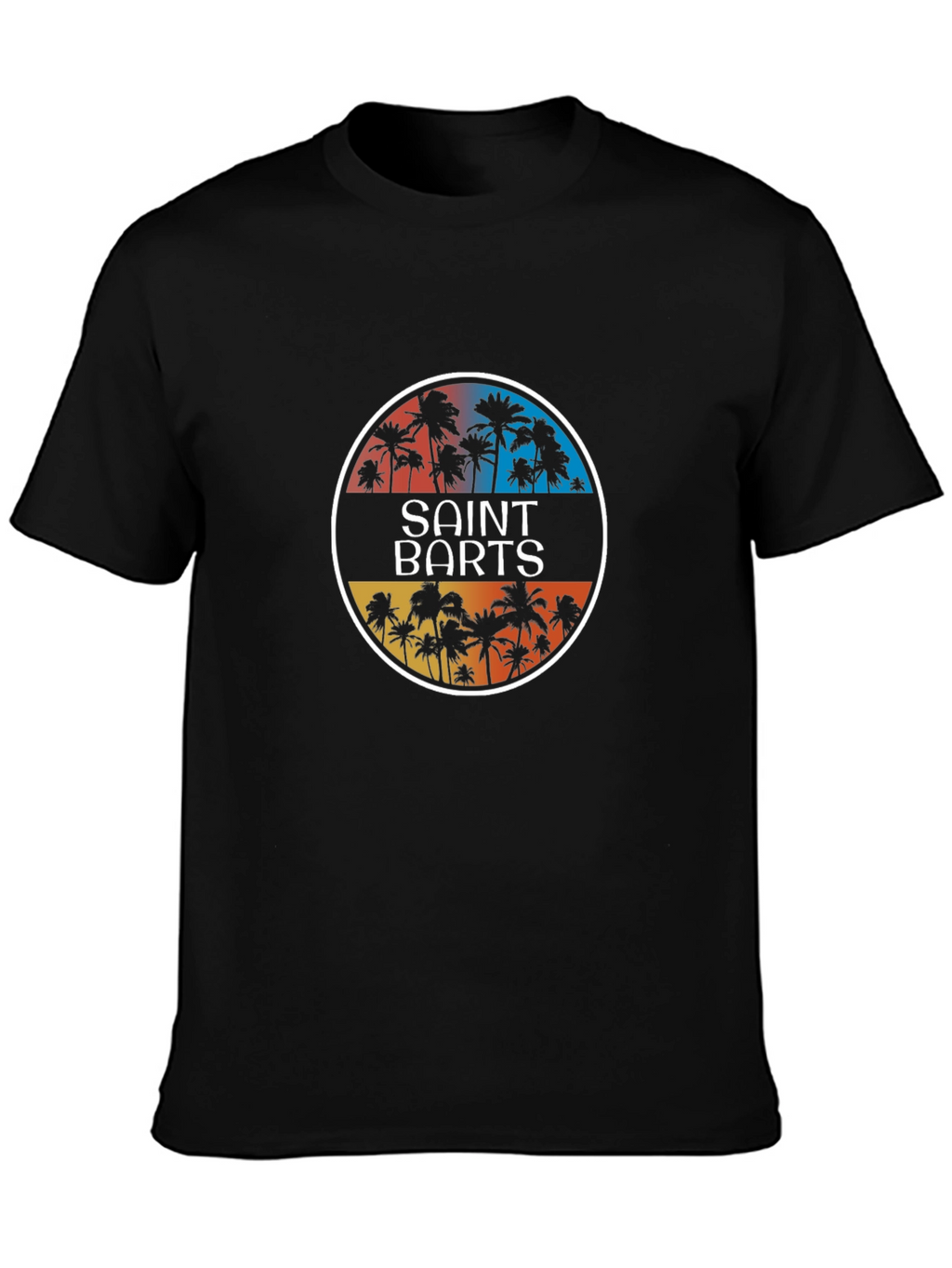 Saint Barts Palm Tee - Island Vibes