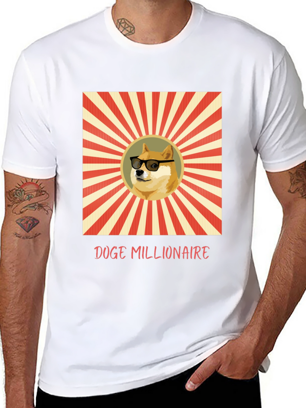 Doge Millionaire T-Shirt - Meme Crypto Style