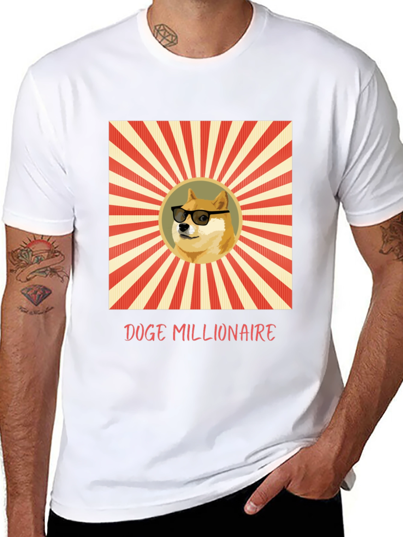 Doge Millionaire T-Shirt - Meme Crypto Style