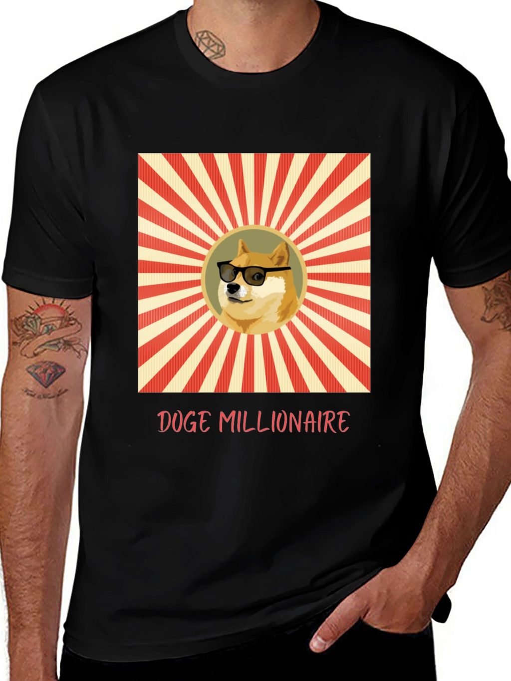 Doge Millionaire T-Shirt - Meme Crypto Style