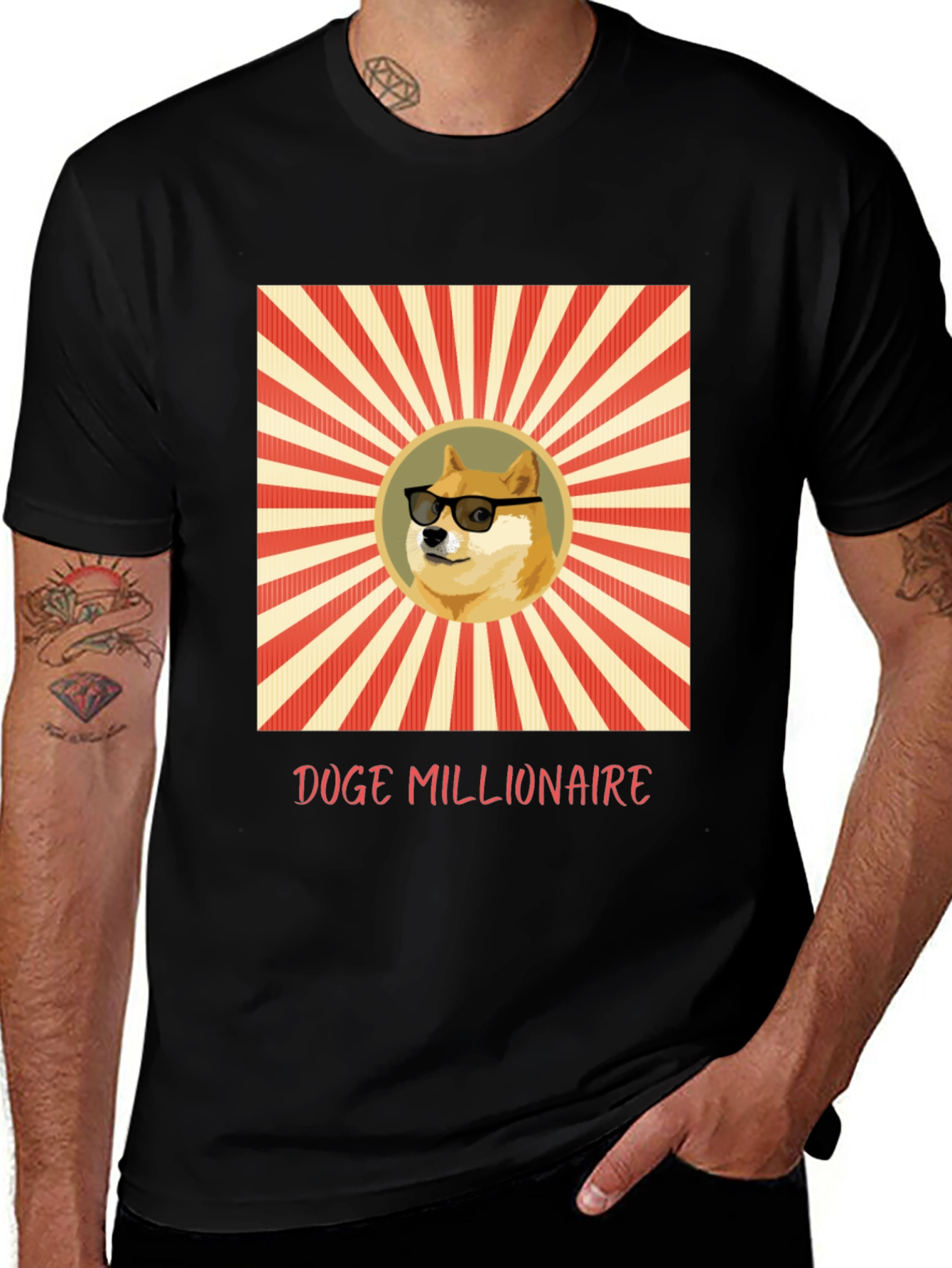 Doge Millionaire T-Shirt - Meme Crypto Style