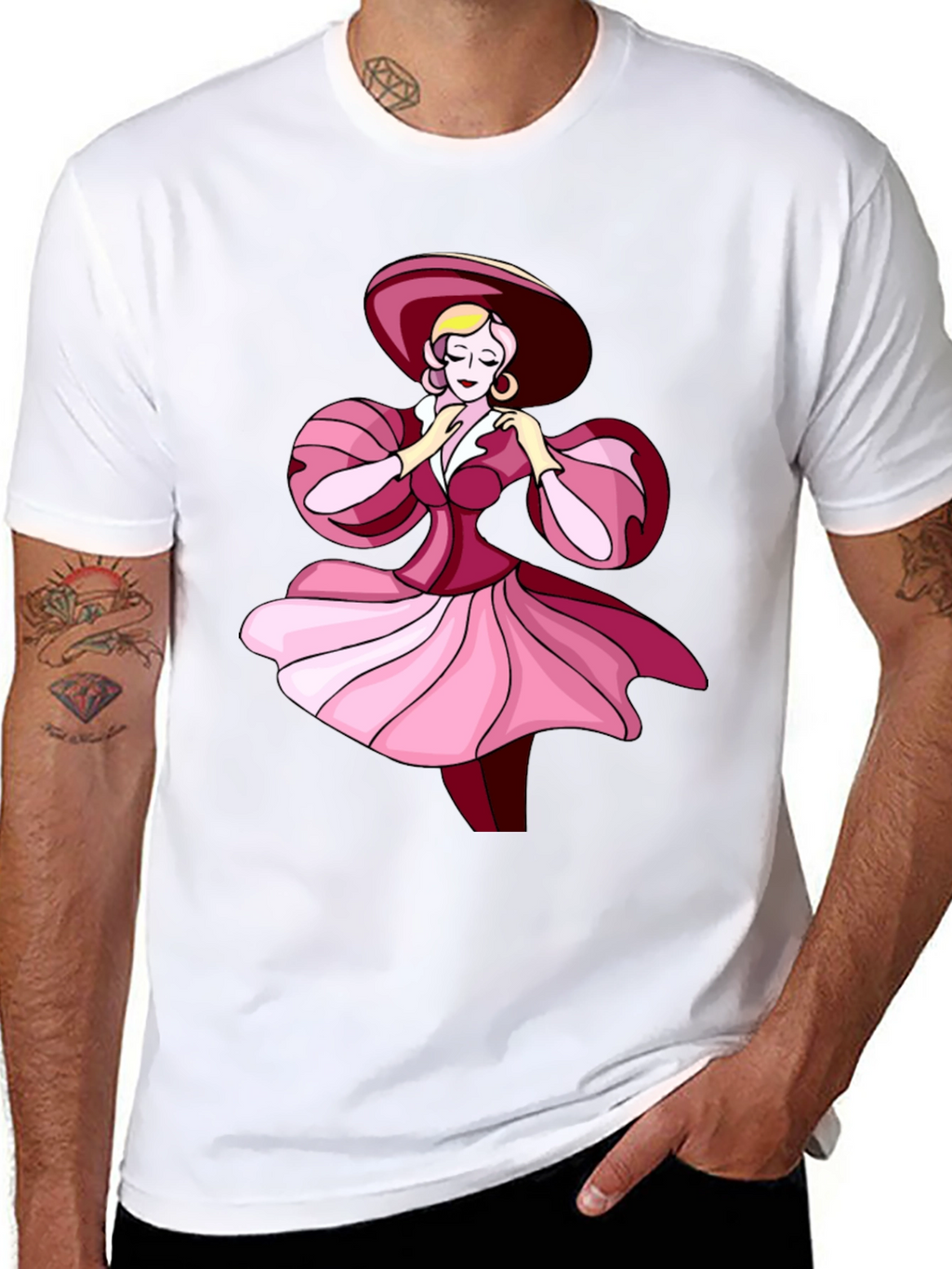 Elegant Lady Graphic Tee