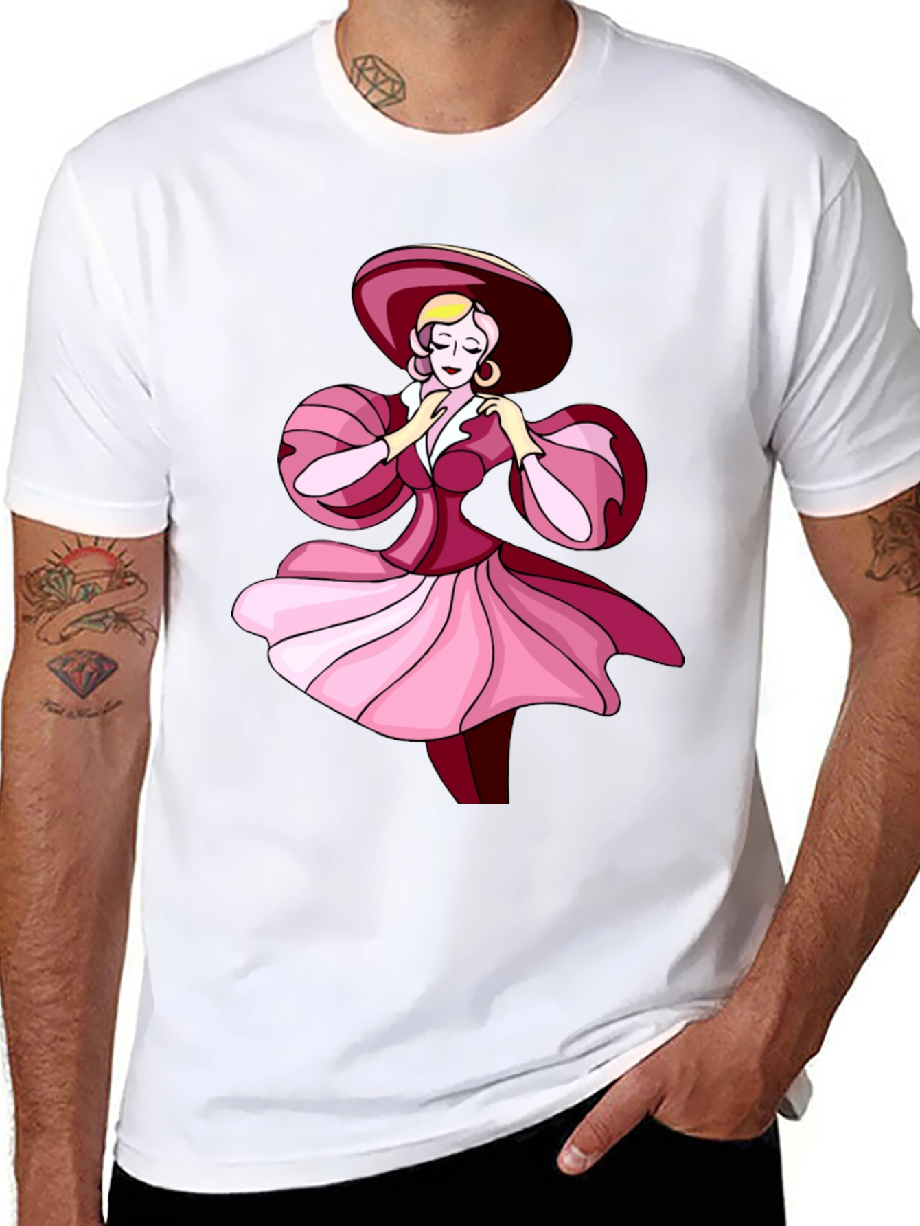 Elegant Lady Graphic Tee
