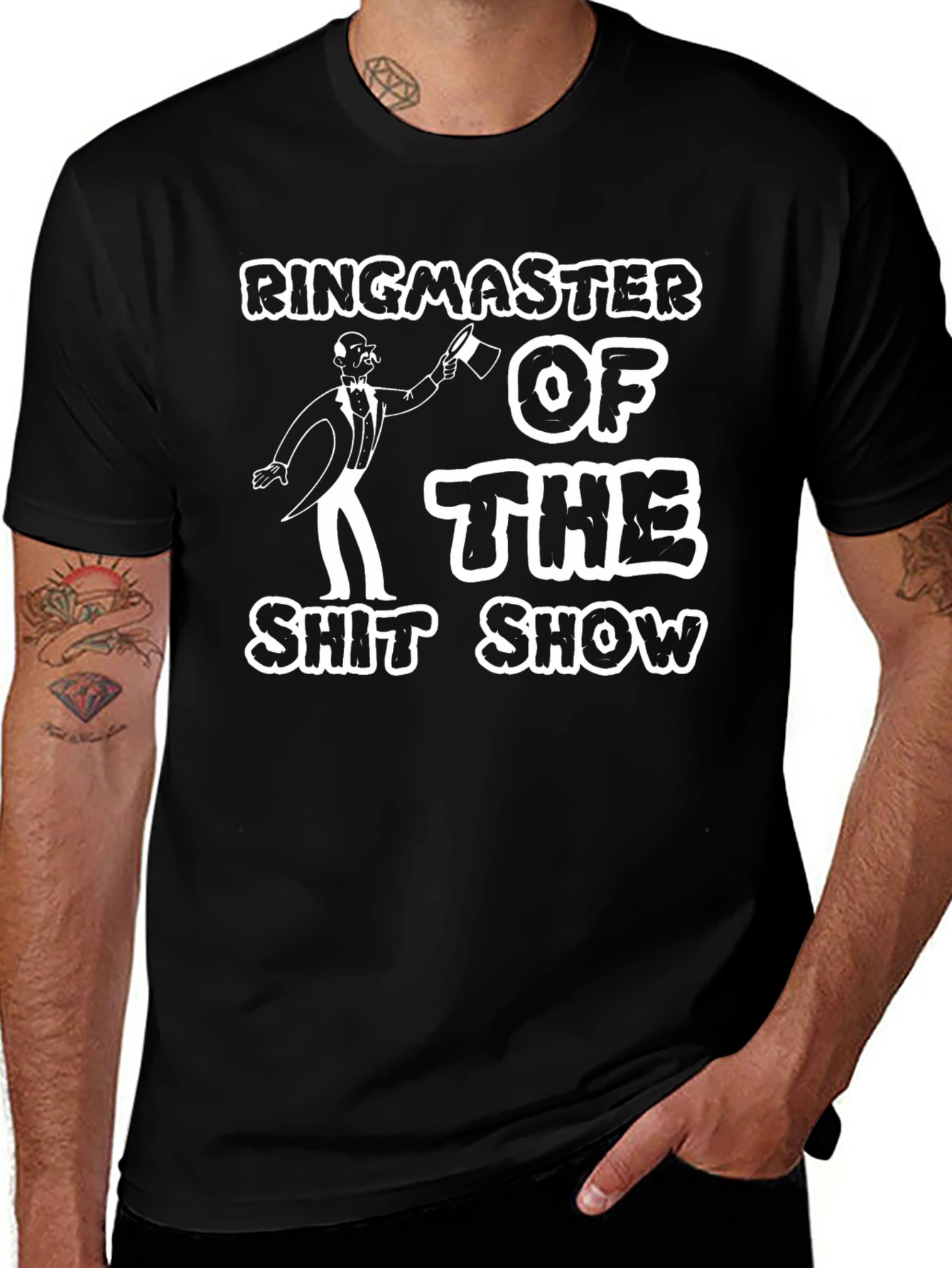 Ringmaster of the Shitshow Mens T-Shirt