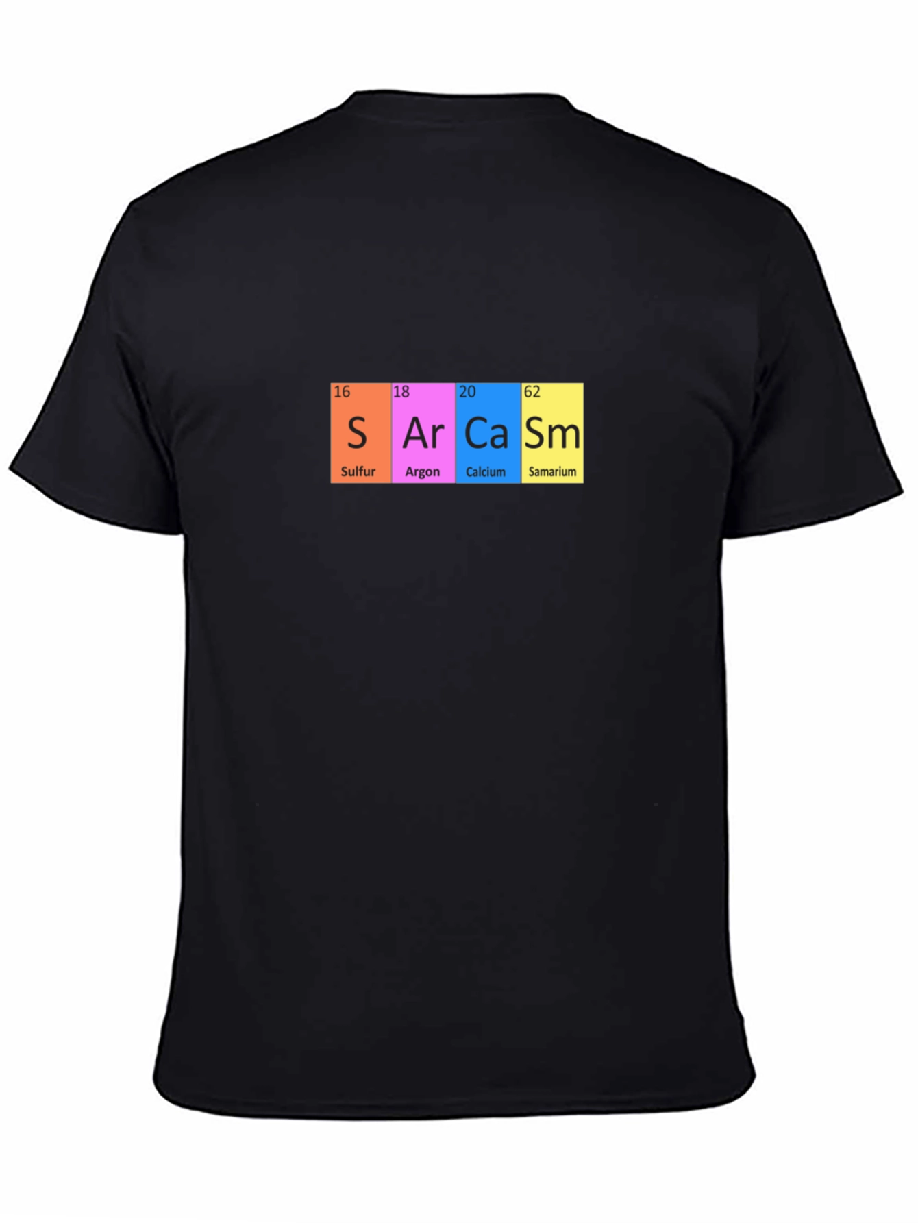 Sarcasm Periodic Table Funny Graphic T-Shirt