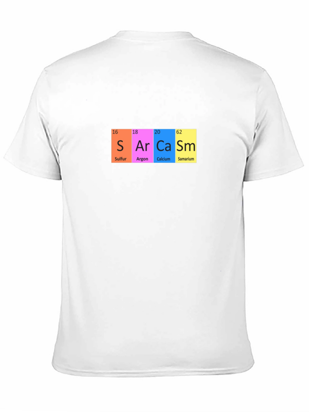 Sarcasm Periodic Table Funny Graphic T-Shirt