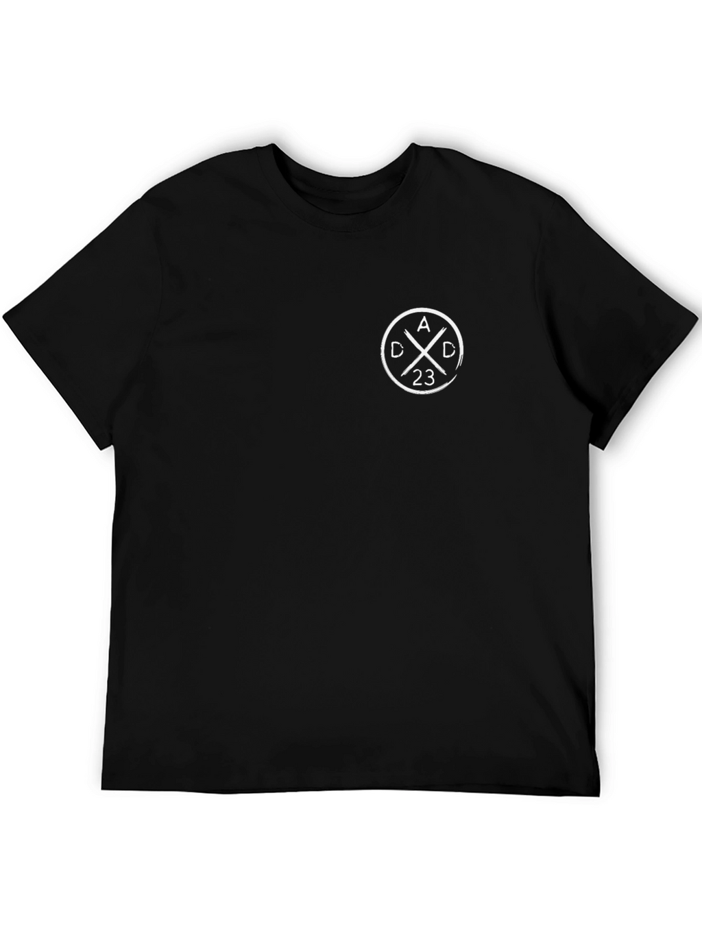 Mens Black Graphic Tee - ADC 23 Circle Logo