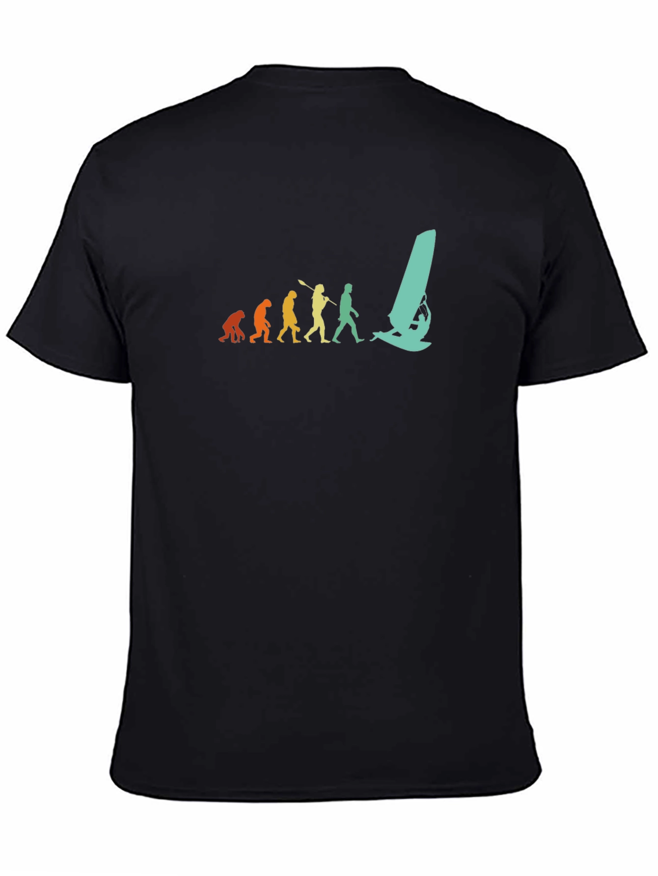 Evolution of Windsurfing Graphic T-Shirt