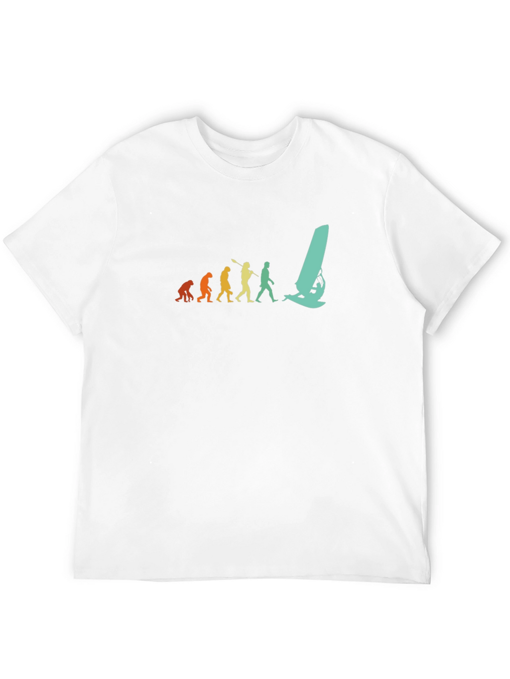 Evolution of Windsurfing Graphic T-Shirt