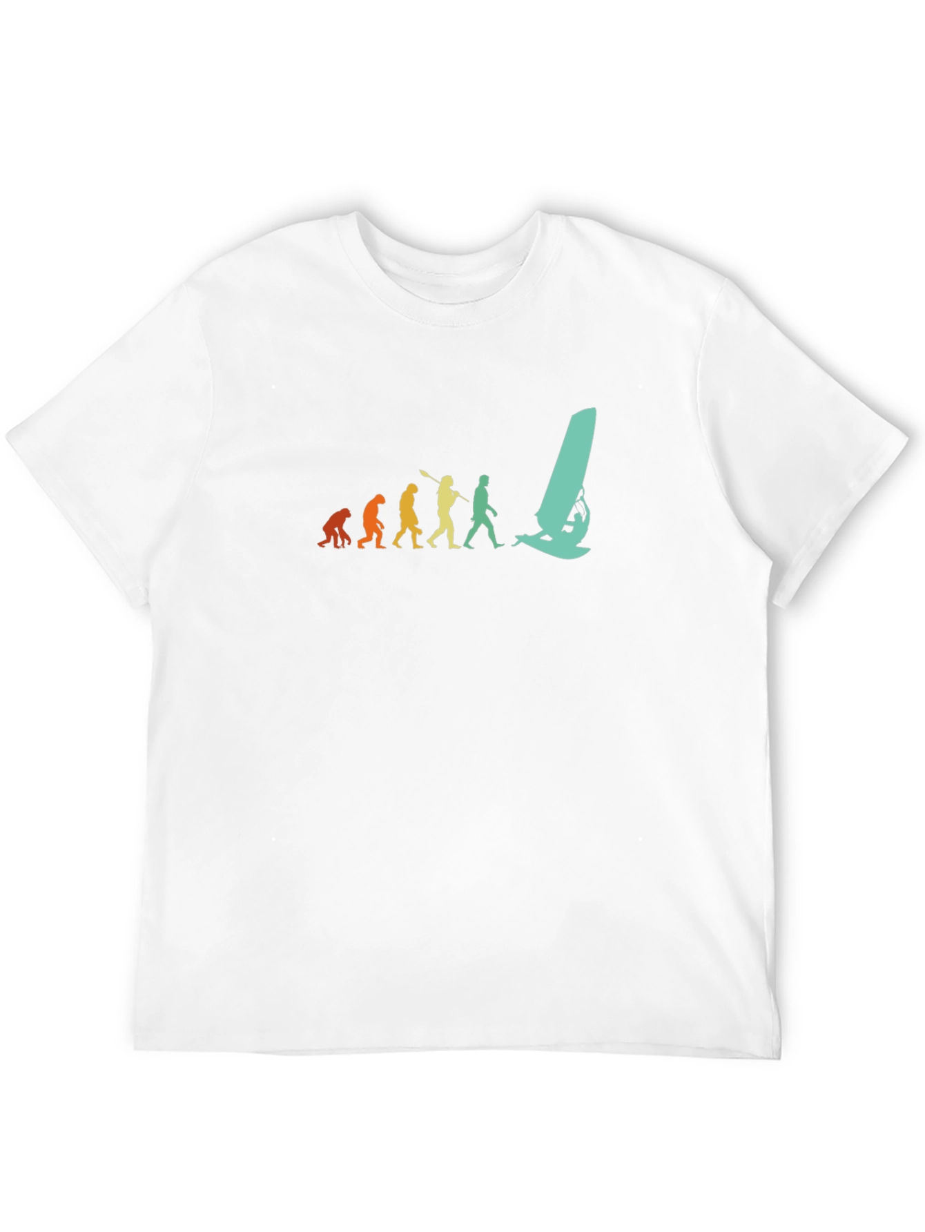 Evolution of Windsurfing Graphic T-Shirt