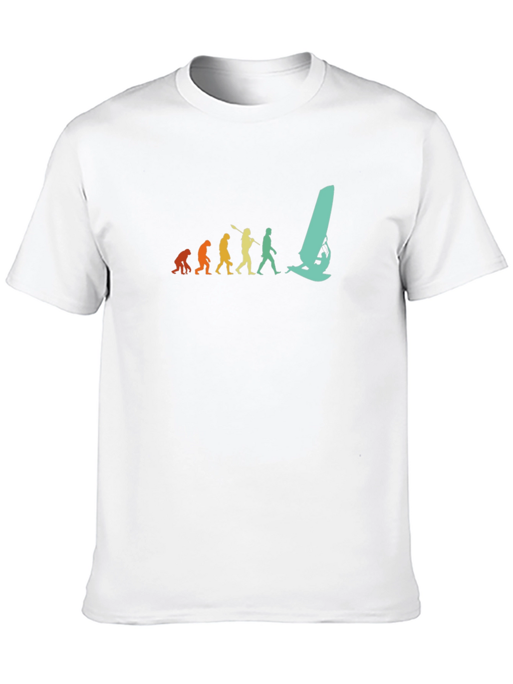 Evolution of Windsurfing Graphic T-Shirt