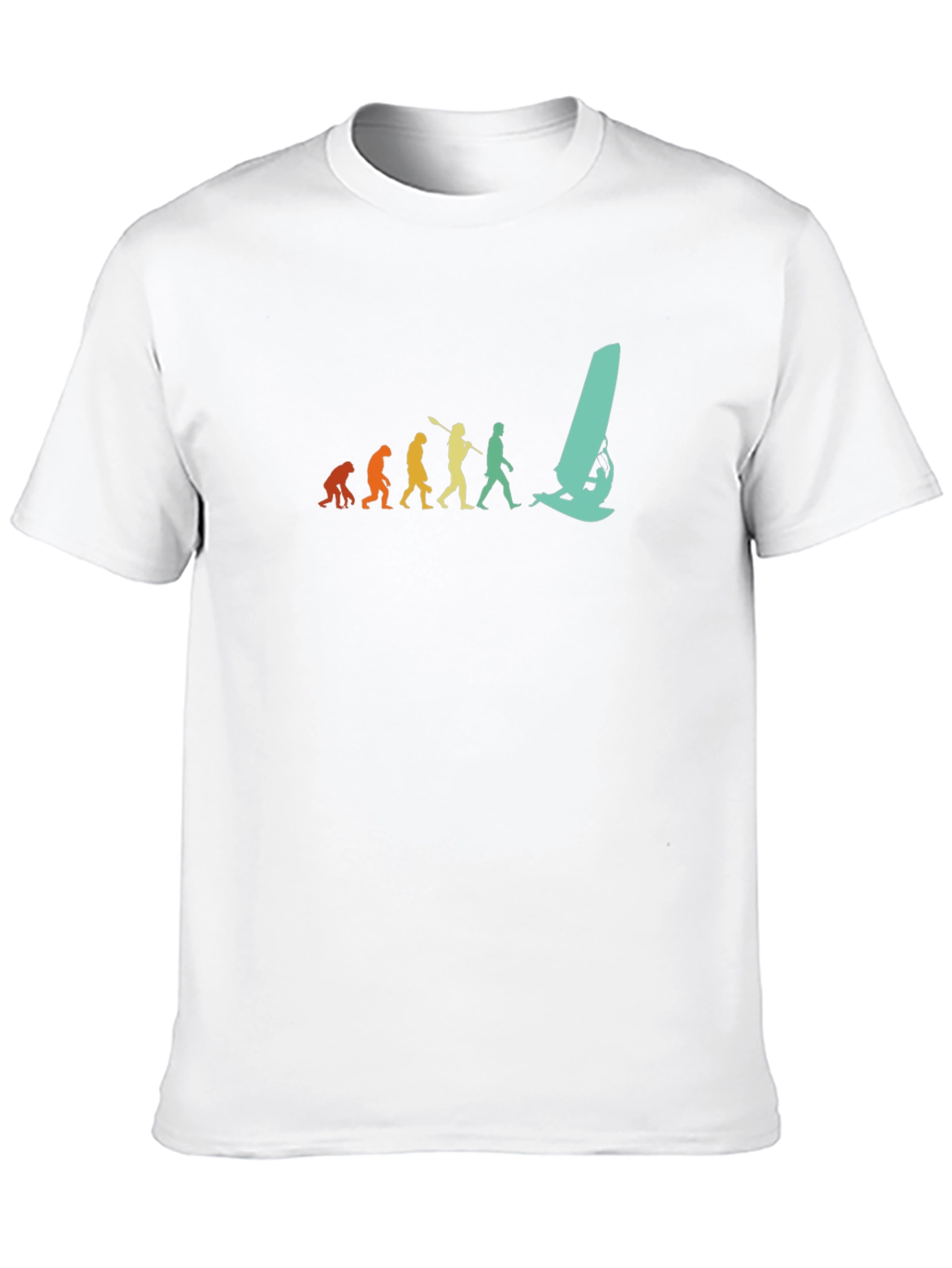 Evolution of Windsurfing Graphic T-Shirt