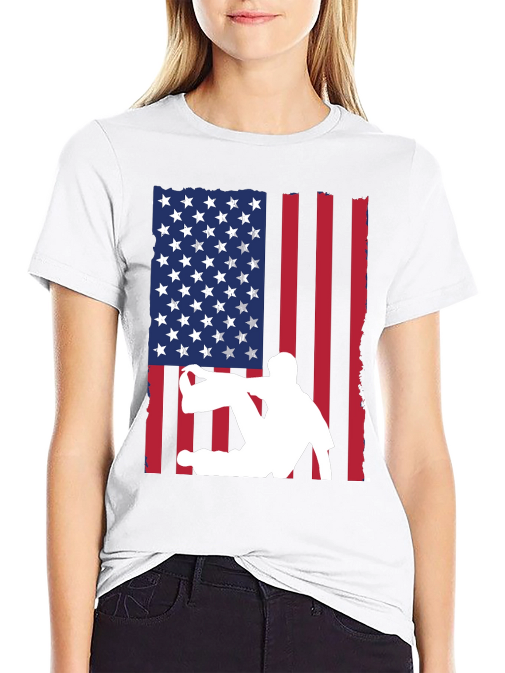 USA Flag Parkour T-Shirt