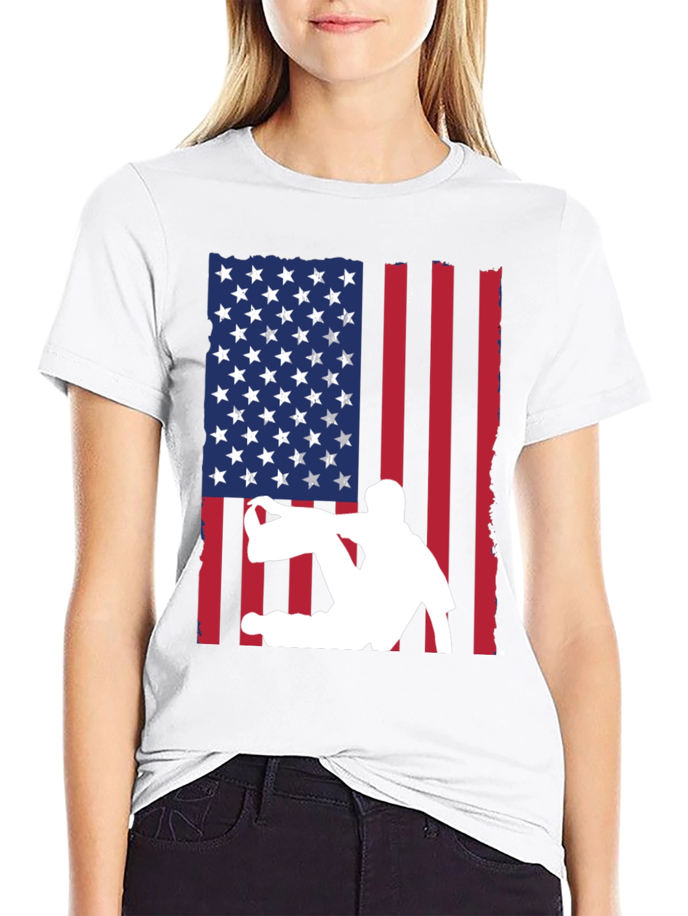 USA Flag Parkour T-Shirt