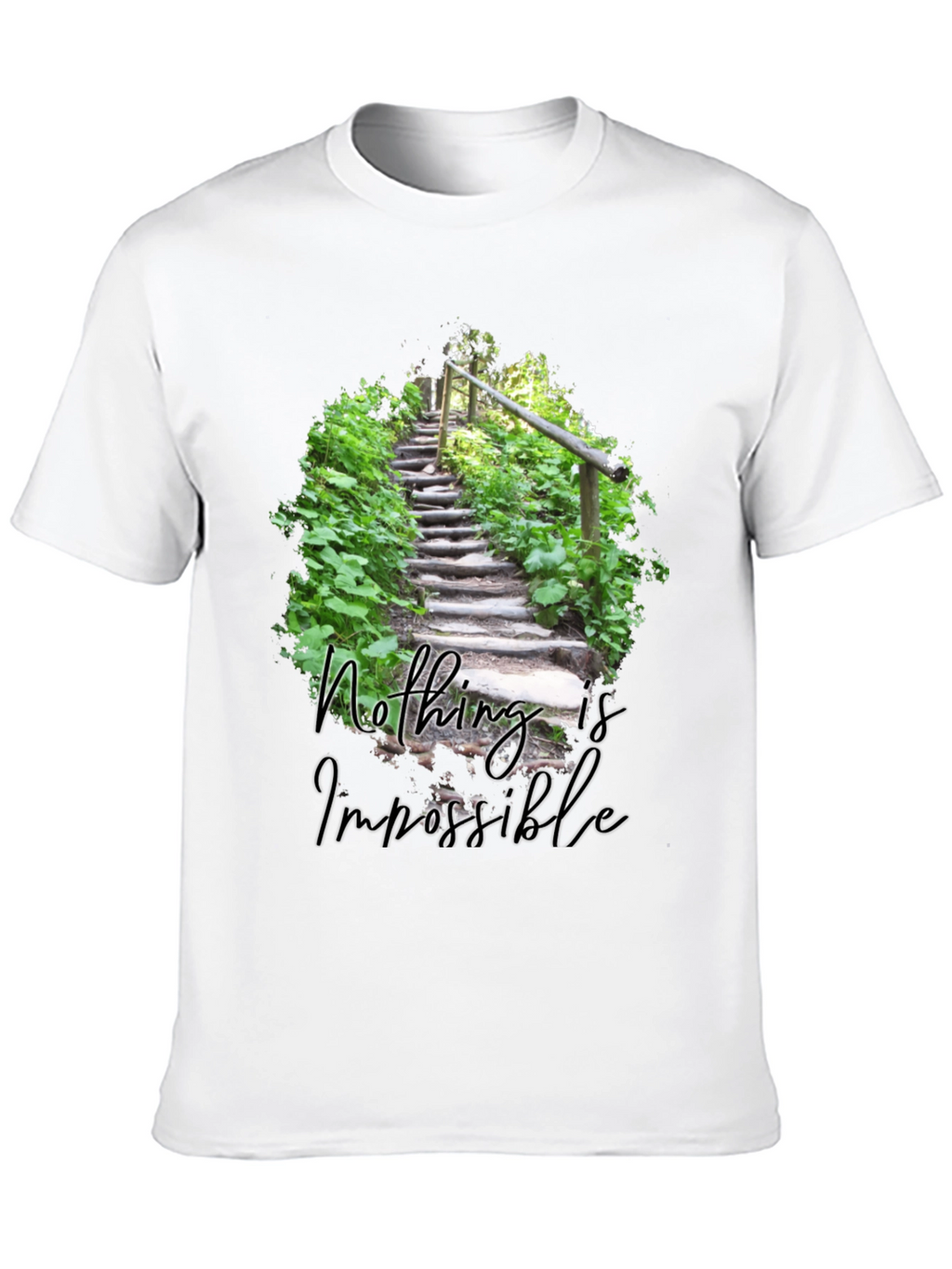 Inspirational Nothing Is Impossible Graphic Tee