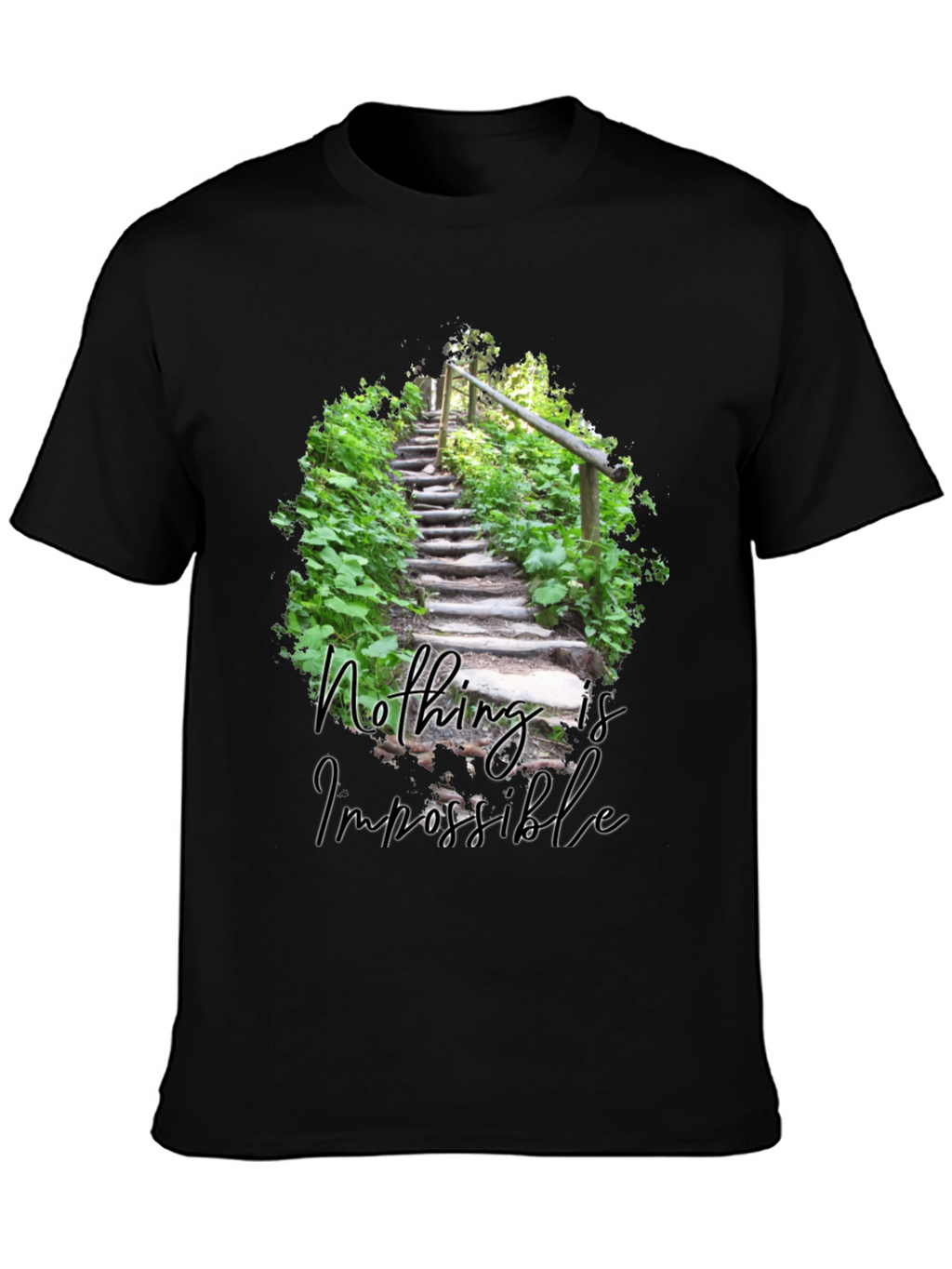 Inspirational Nothing Is Impossible Graphic Tee