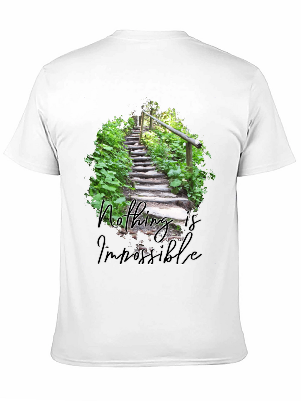 Inspirational Nothing Is Impossible Graphic Tee