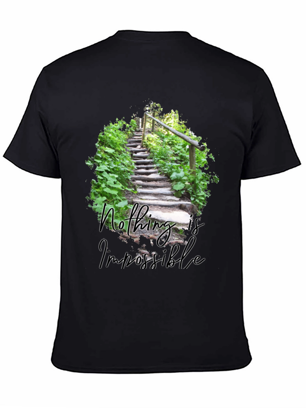 Inspirational Nothing Is Impossible Graphic Tee