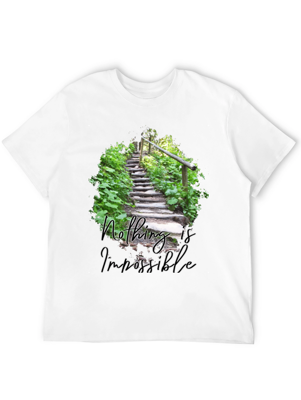 Inspirational Nothing Is Impossible Graphic Tee