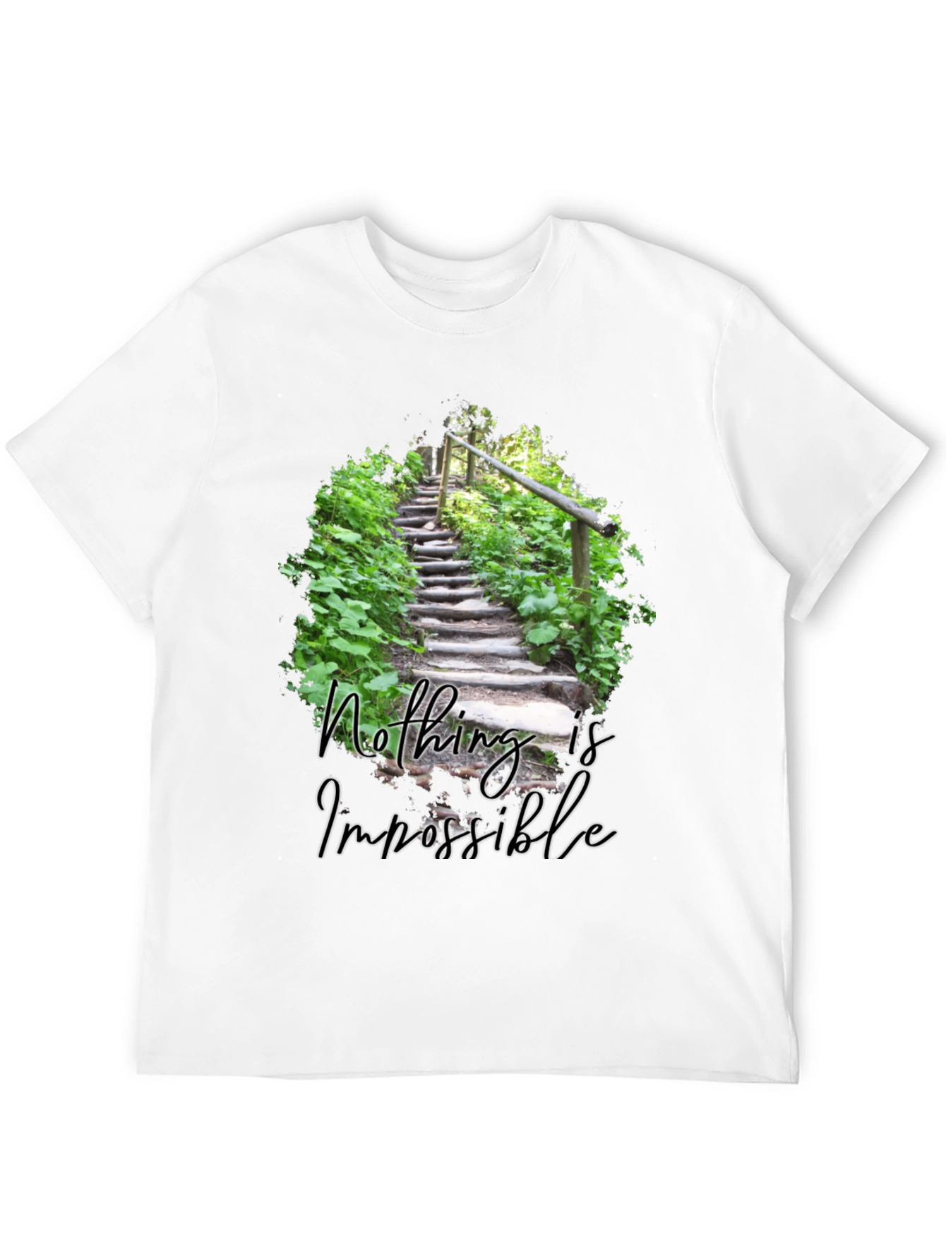 Inspirational Nothing Is Impossible Graphic Tee