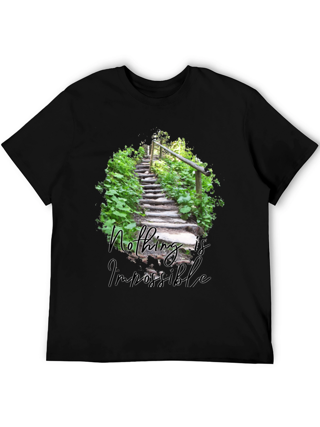 Inspirational Nothing Is Impossible Graphic Tee