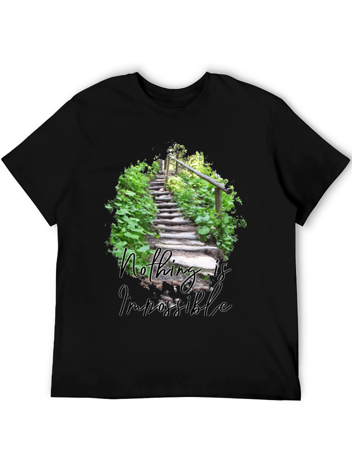 Inspirational Nothing Is Impossible Graphic Tee