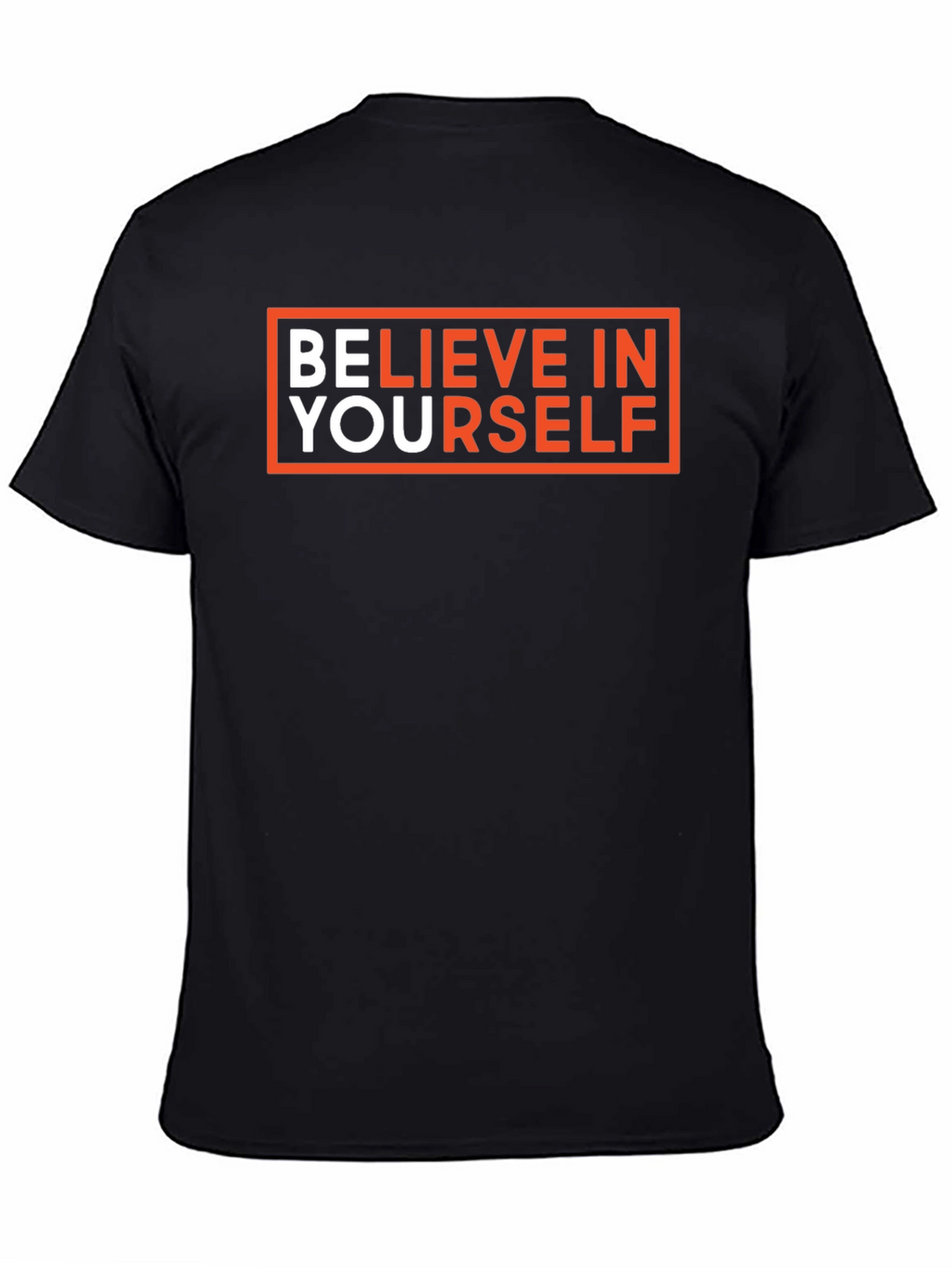 Believe In Yourself Black Graphic Tee