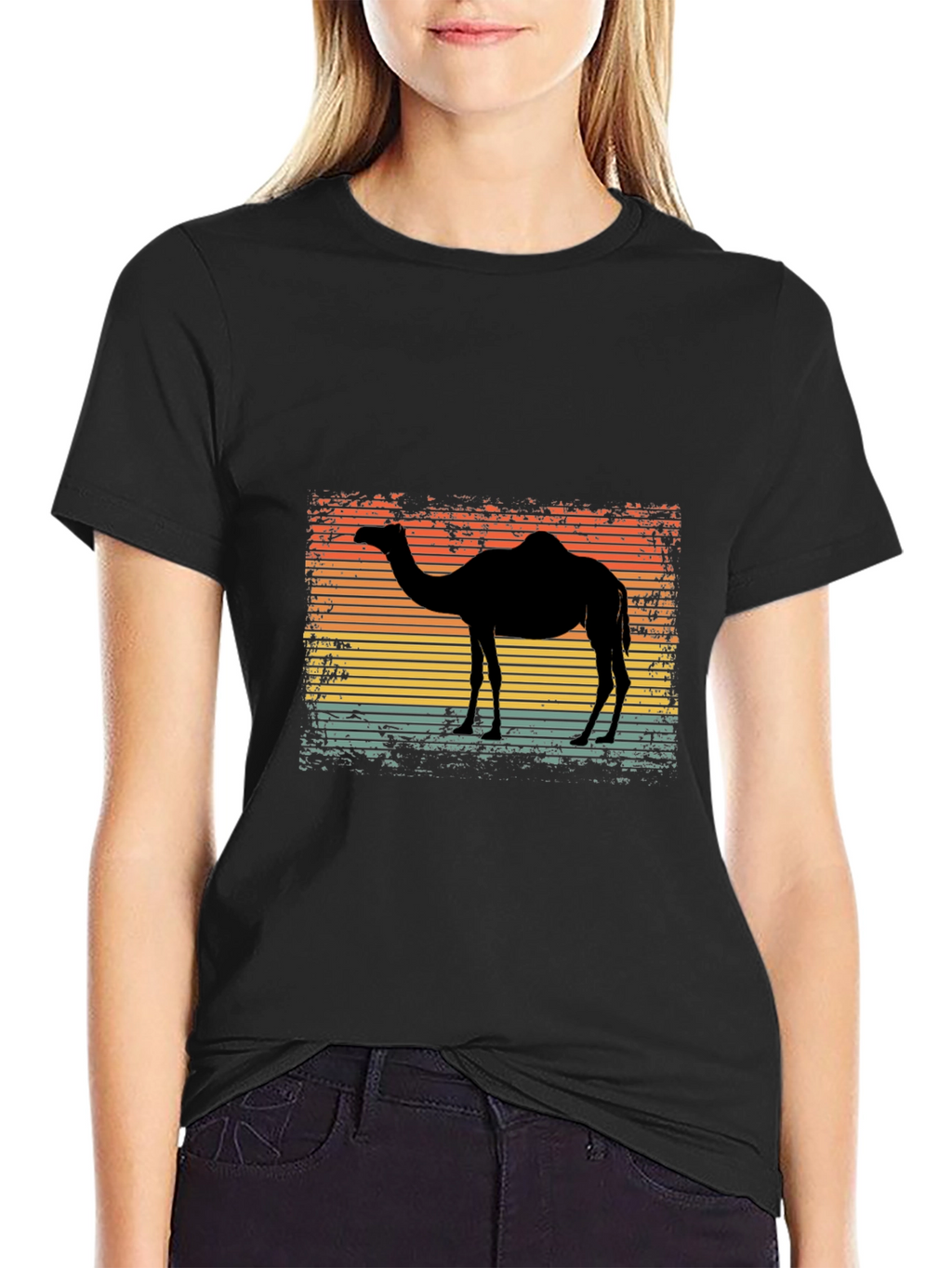 Retro Camel Silhouette Graphic Tee