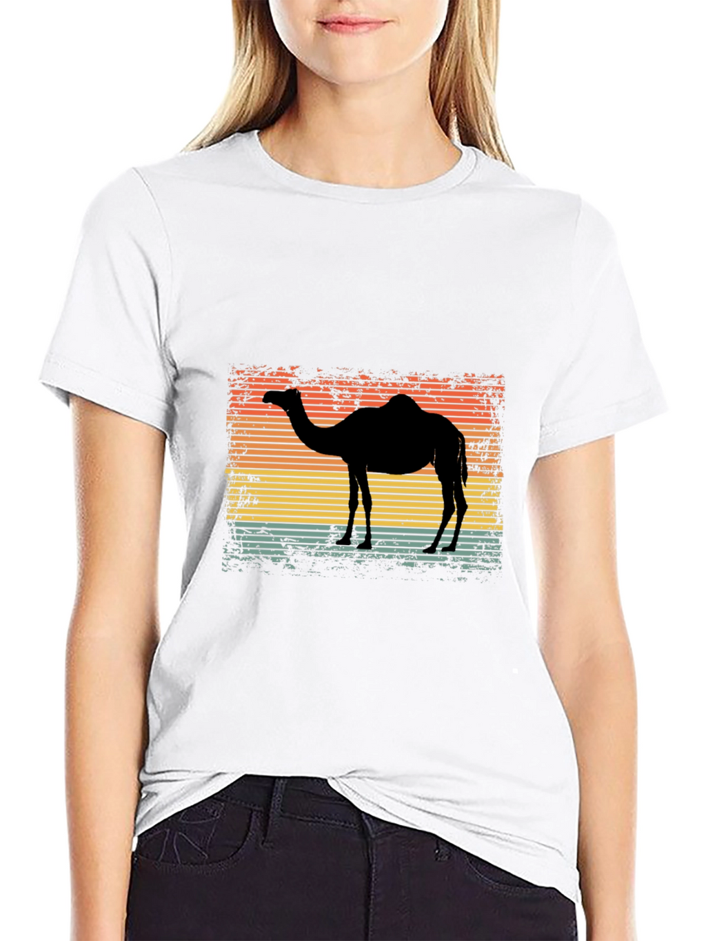 Retro Camel Silhouette Graphic Tee